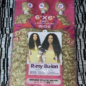 water Wave 613 lace front with bundles